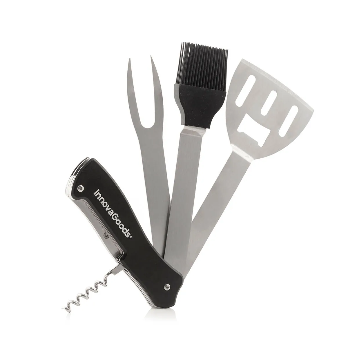 5 in 1 Barbecue Utensils Set Bbkit InnovaGoods