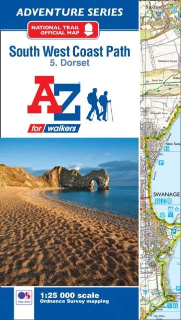 A-Z Adventure Atlas South West Coast Path 5: Dorset