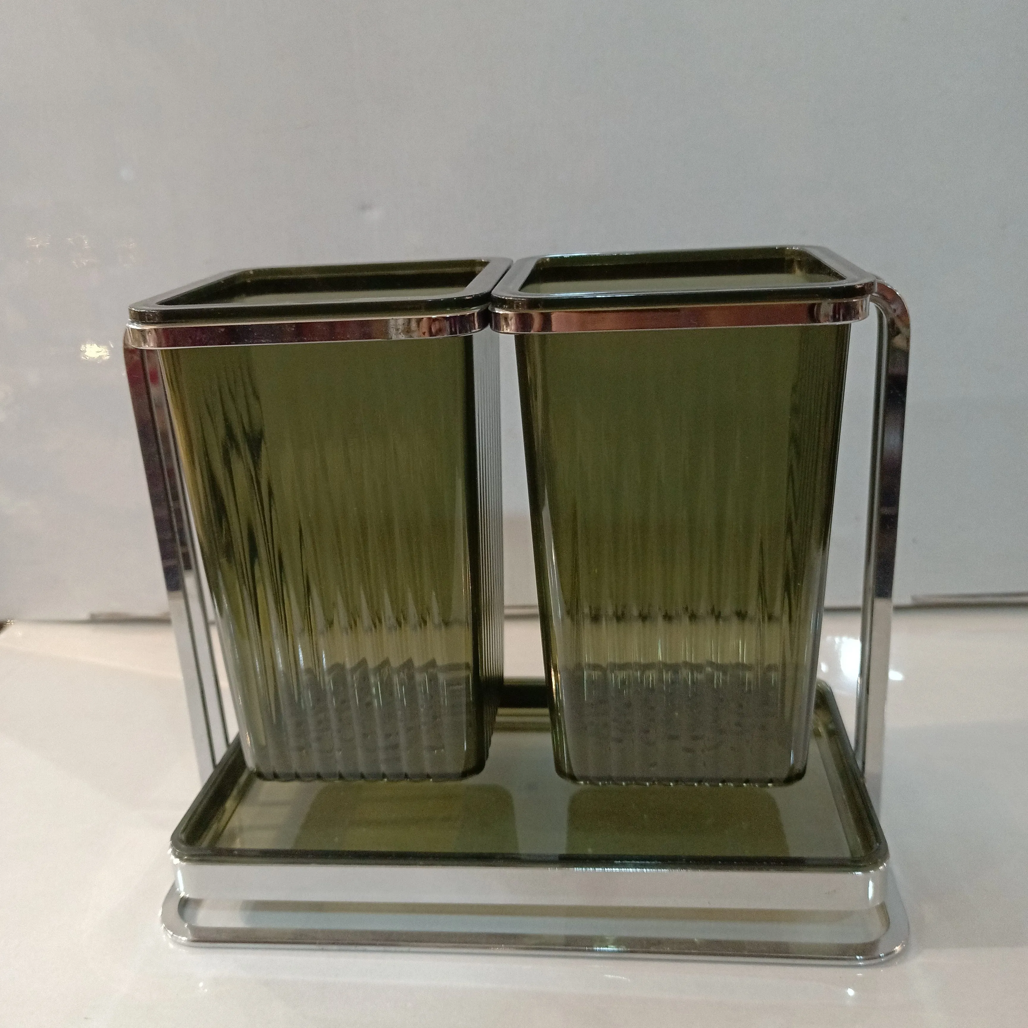 Acrylic Spoon Utensils Holder