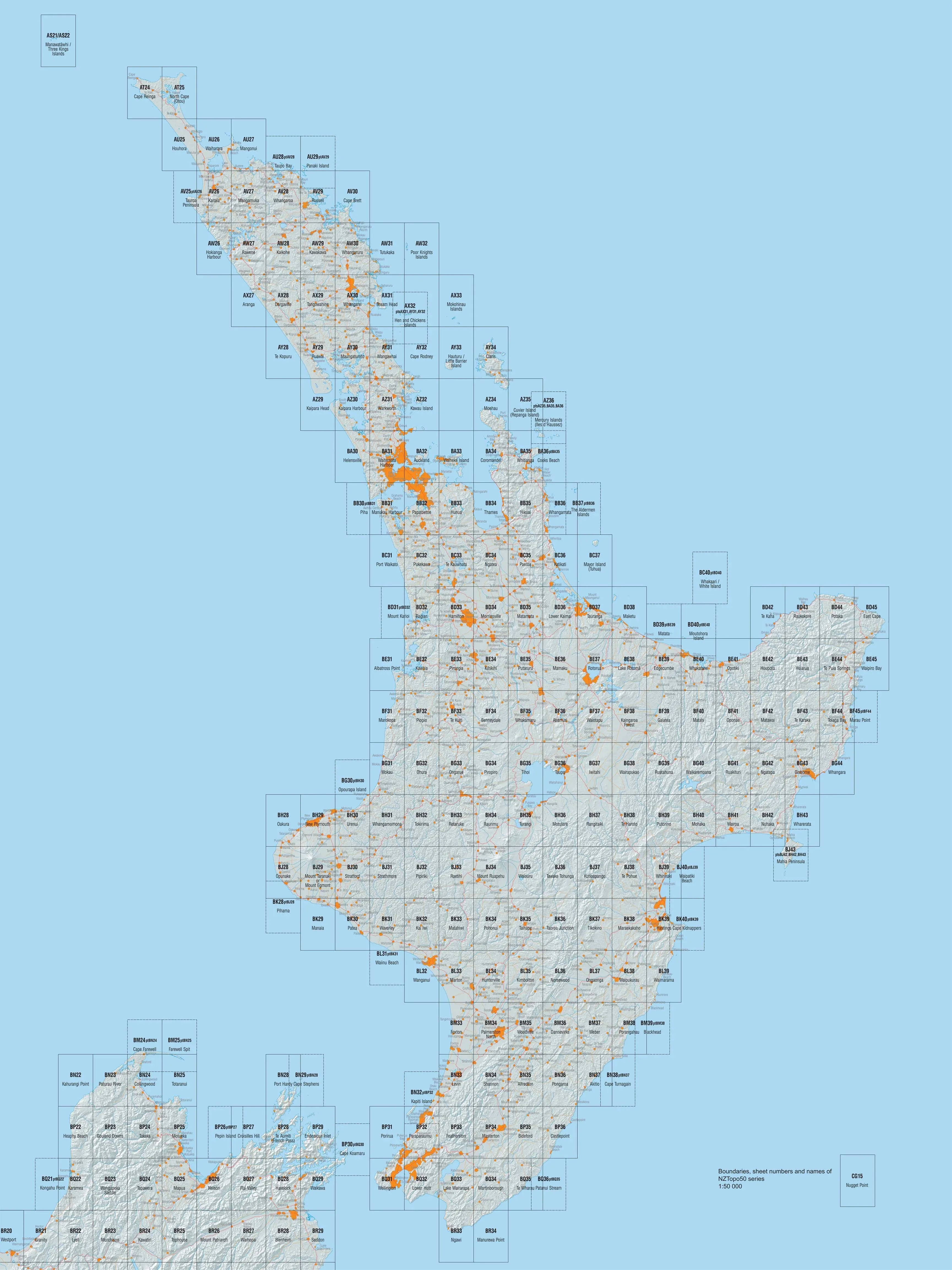 BQ26 - Nelson Topo50 map