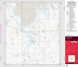 Clifton Bore 7438 Topographic Map 1:100k