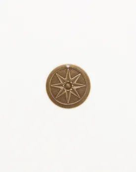 Compass Star, 22mm, (1pc)