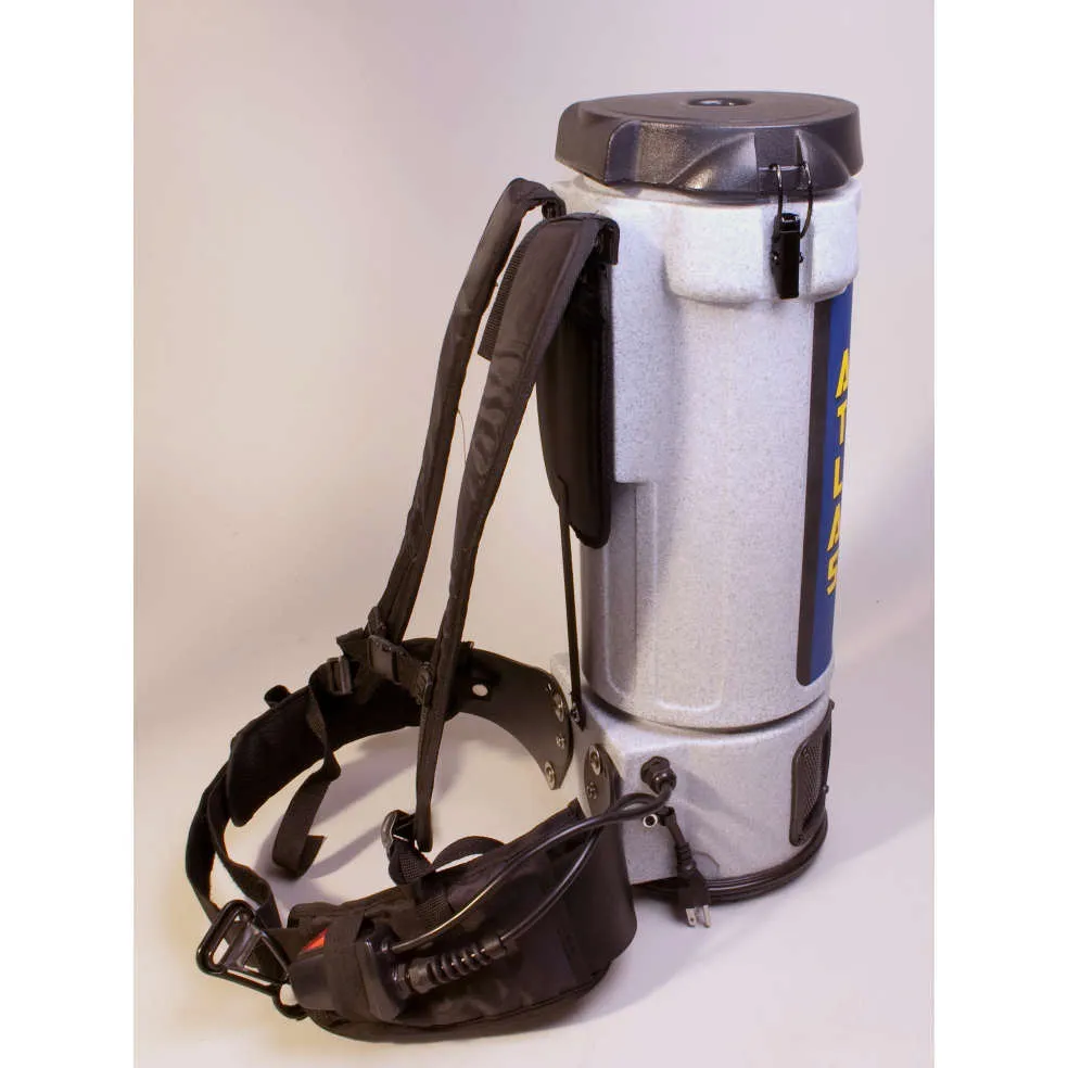 EDIC Atlas™ ULPA (Type F) Lead Abatement Recovery Backpack Vacuum - 10 Quart