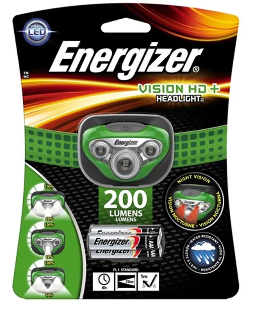 Energizer LED Headlamp, 4 Headlamp Light Modes