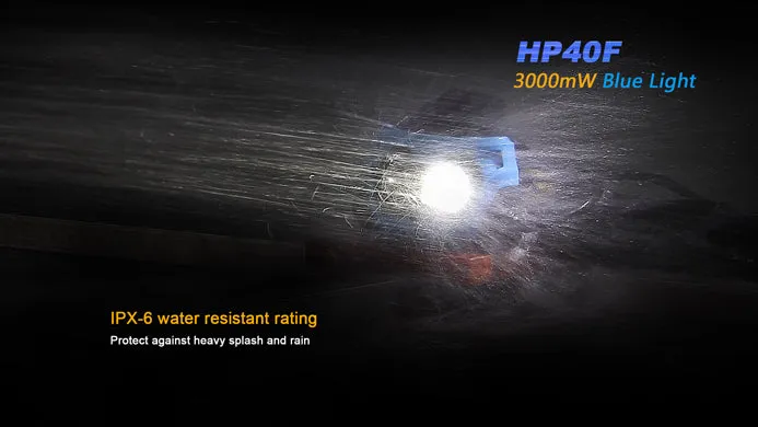 Fenix HP40F 2 x 18650 / 4 x CR123A CREE XP-E2 M3 / XP-G2 R5 450 Lumen LED Fishing Headlamp