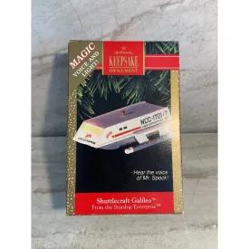 Hallmark Keepsake Ornament Shuttlecraft Galileo -Star Trek Magic 1992