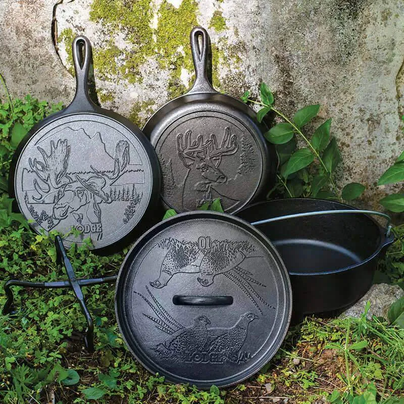 Lodge Wildlife Series Cookware Set 5 Piece