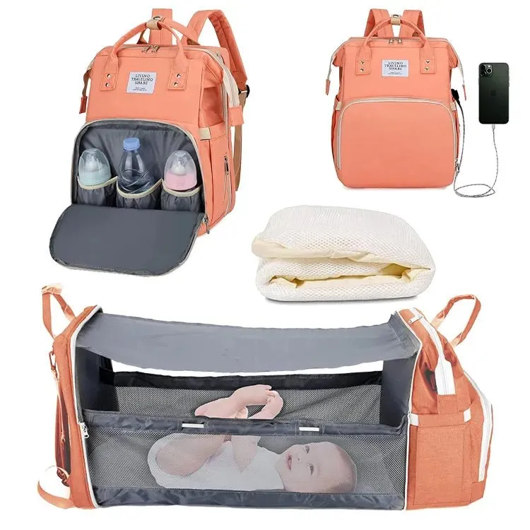 Multi-Function Baby Bag with Bed