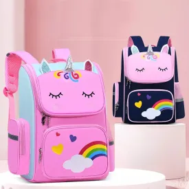 Pink Sleeping Unicorn Backpack