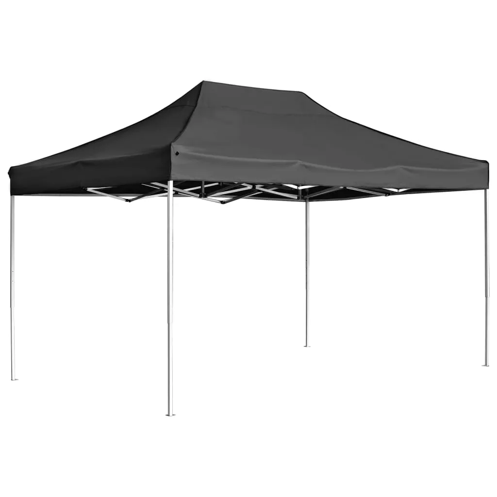 Professional Folding Party Tent Aluminium 4.5x3 m Anthracite