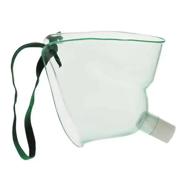 Respiratory Tent Face Mask, Adult with Adjustable Elastic Strap