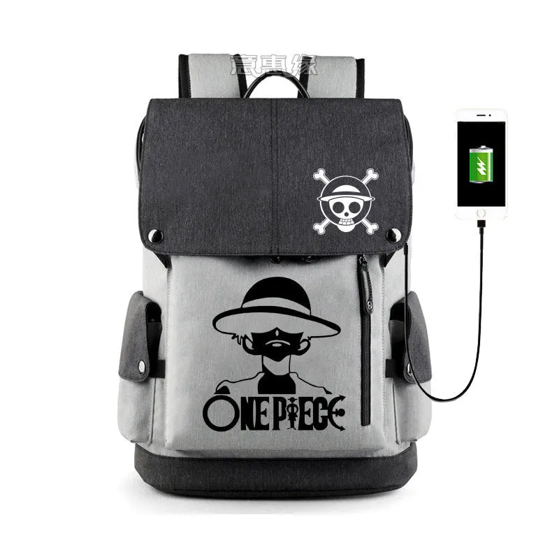 Riman One Piece Peripheral Printing Backpack Teenagers Student Schoolbag USB Computer Bag Good Quality Schoolbag