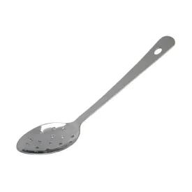 Stainless Steel Perforated Spoon 10" With Hanging Hole