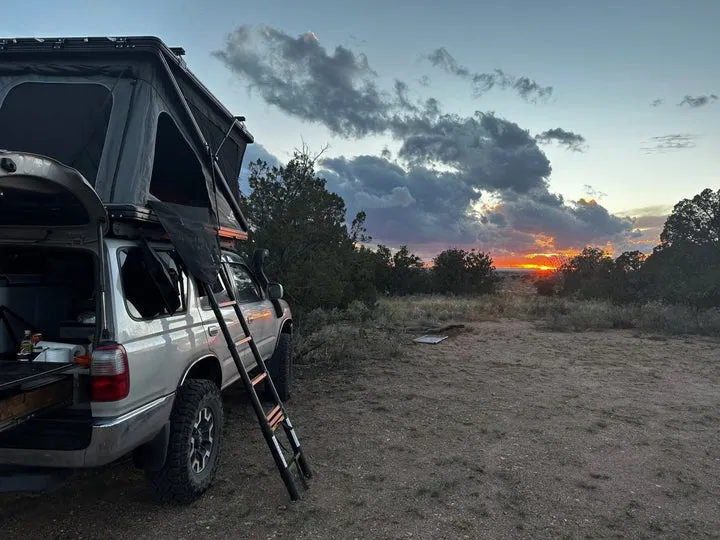 Tuff Stuff Alpine SIXTYONE Aluminum Shell Roof Top Tent w/ Cross Bars