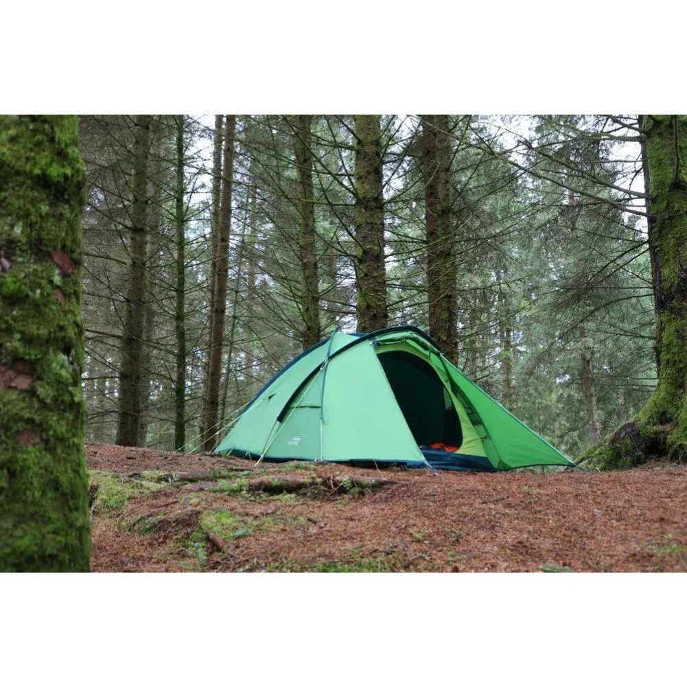 Vango Apex Geo 300 Tent - 3 Man Semi-Geodesic Trekking Tent (Pamir Green)