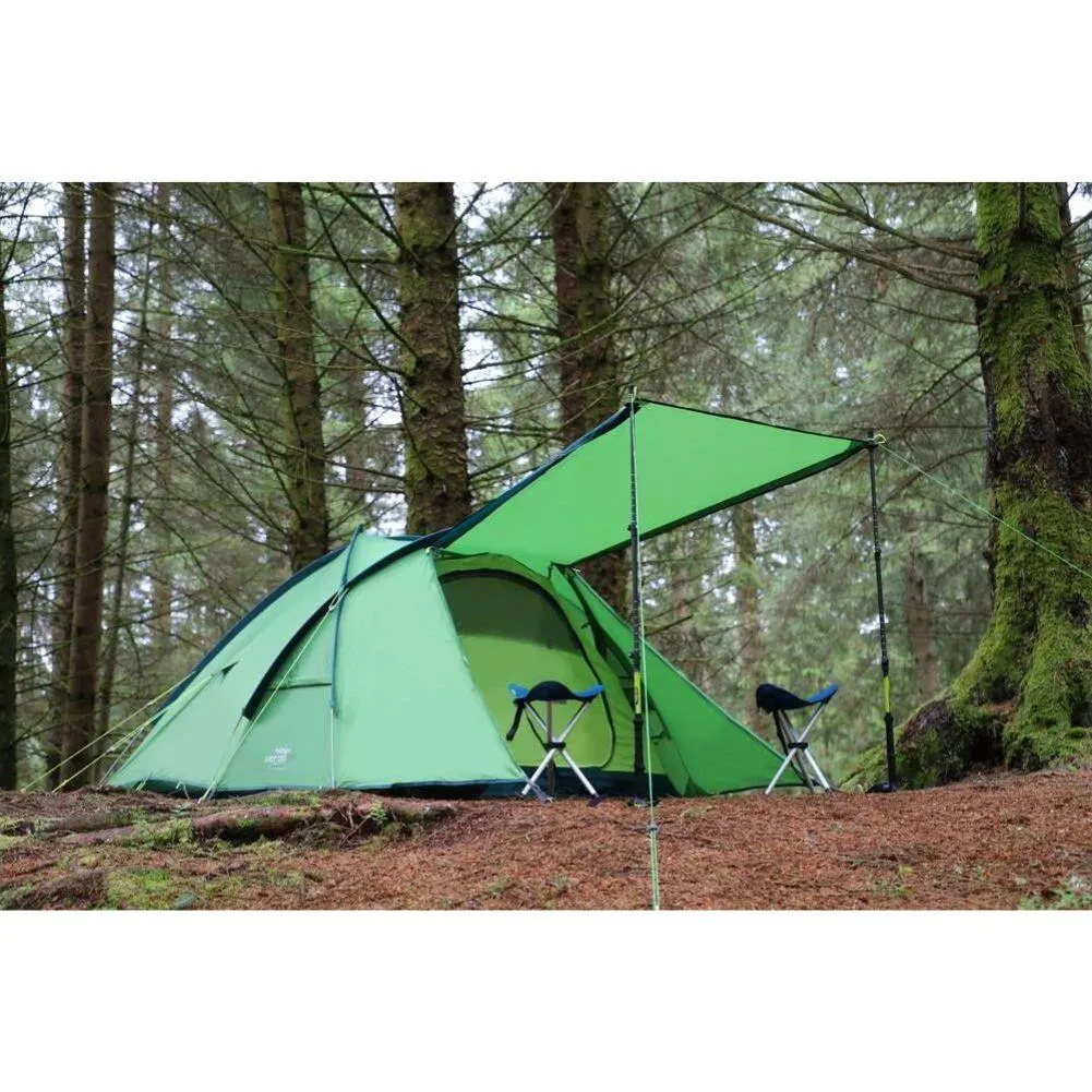 Vango Apex Geo 300 Tent - 3 Man Semi-Geodesic Trekking Tent (Pamir Green)