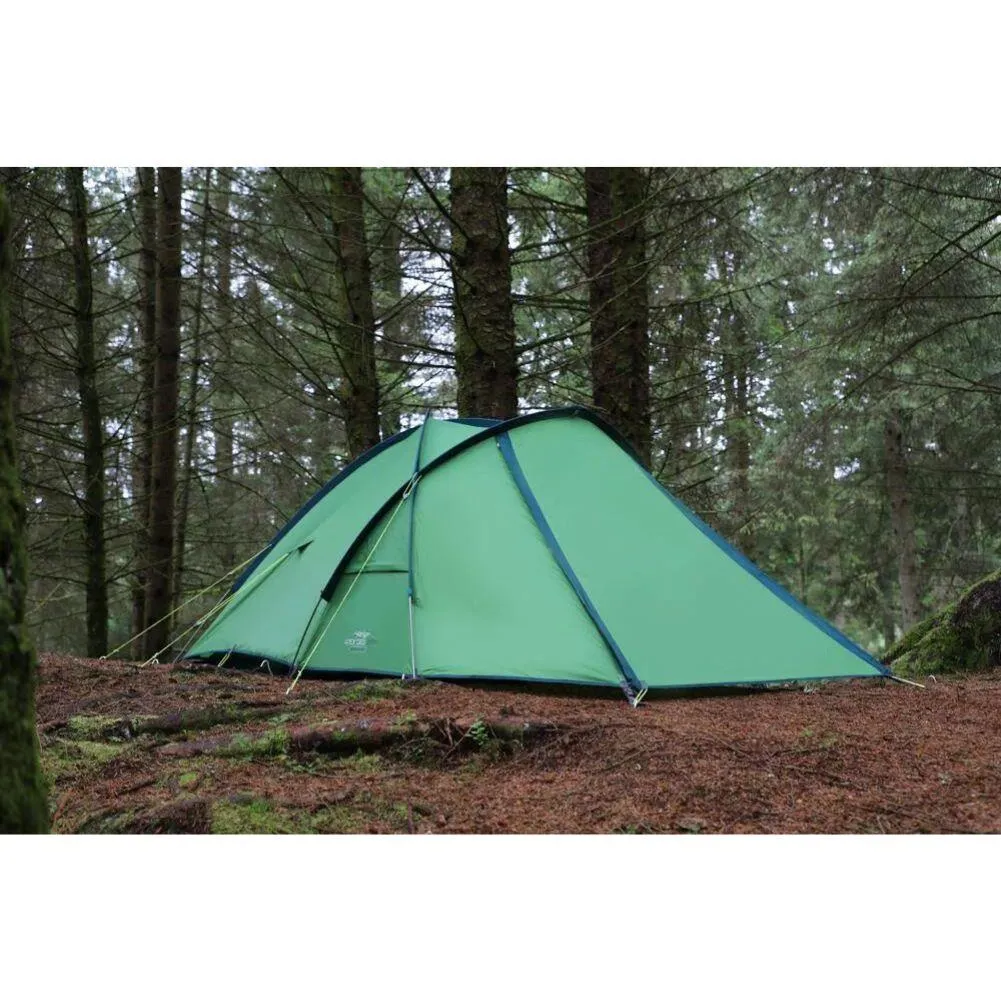 Vango Apex Geo 300 Tent - 3 Man Semi-Geodesic Trekking Tent (Pamir Green)