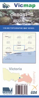 Vicmap - Orbost - 8522-N